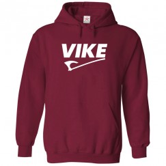 Vike with Axe Classic Unisex Kids and Adults Pullover Hooded Sweatshirt									 									 									